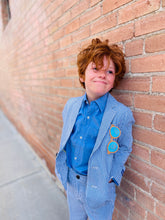 Load image into Gallery viewer, Scotch & Soda Blue Seersucker Suit