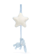 Load image into Gallery viewer, Jellycat Bashful Blue Bunny Musical Pull