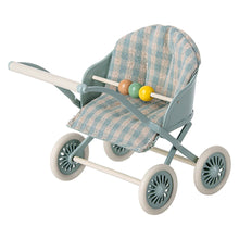 Load image into Gallery viewer, Maileg Stroller, Baby - Blue