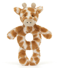 Load image into Gallery viewer, Jellycat Bashful Giraffe Ring Rattle