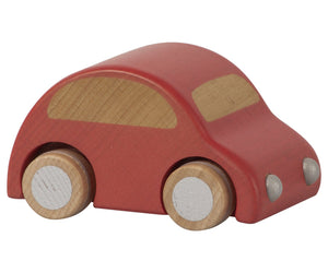 Wooden Pull Back Car