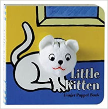 Load image into Gallery viewer, Little Kitten Finger Puppet Book