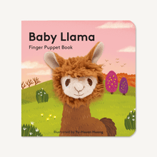 Load image into Gallery viewer, Baby Llama Finger Puppet Book