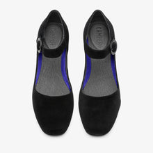 Load image into Gallery viewer, CAMPER Serena Lucy Negro Mary Jane Suede Shoe
