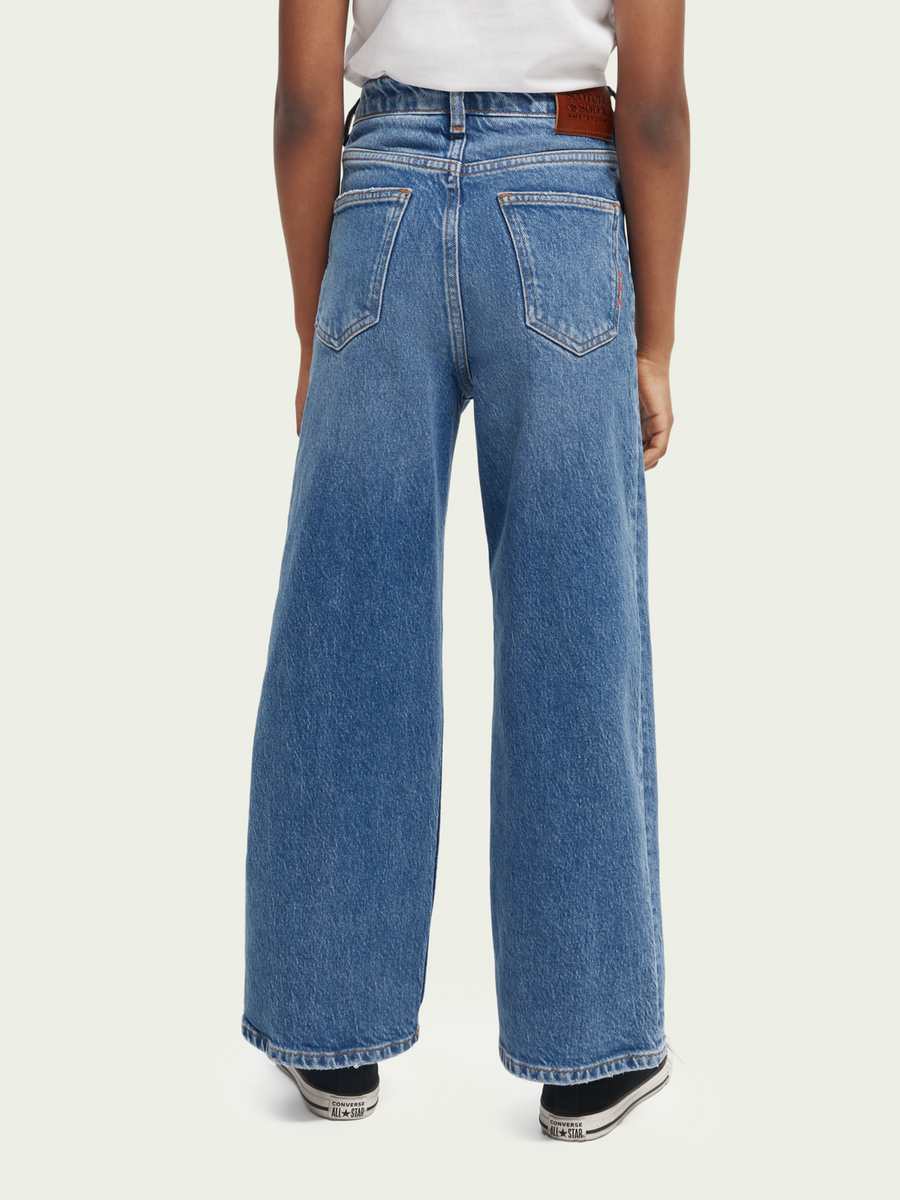 【新品】WAVE DESIGN HIGH WAIST DENIM ScotchandSodawidelegjeanmodelb