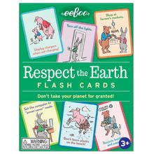 Load image into Gallery viewer, Respect the Earth Flash Cards