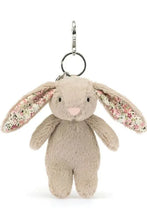 Load image into Gallery viewer, Jellycat Blossom Beige Bunny ‘Petal’ Bag Charm
