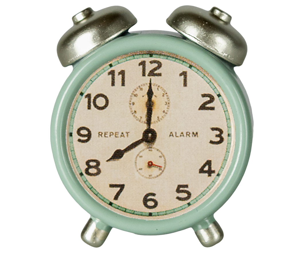 Maileg Alarm Clock, Mouse - Mint