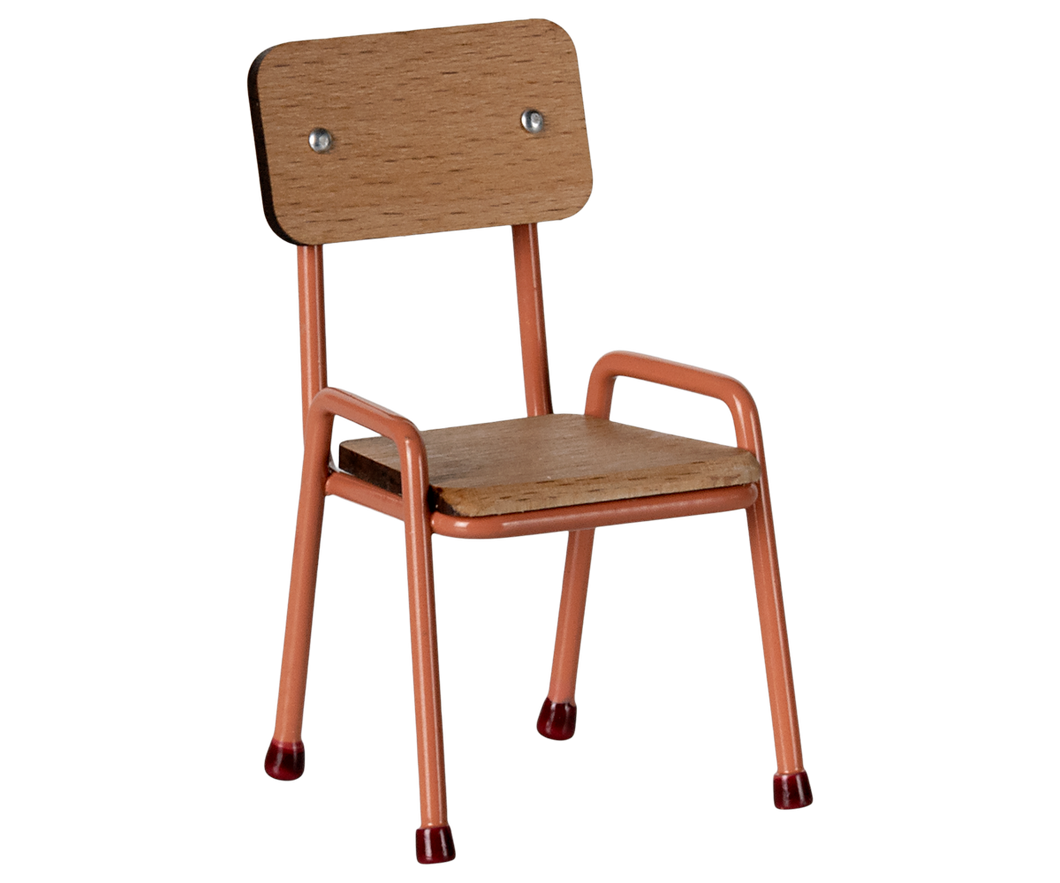 Maileg Chair, Mouse - Coral