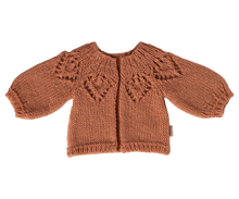 Load image into Gallery viewer, Maileg Knitted Cardigan, Size 3 - Vintage Rose
