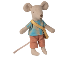 Load image into Gallery viewer, Maileg Little Brother Mouse With Bag  LBB
