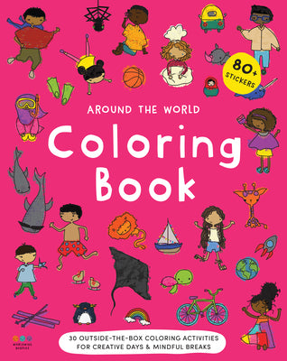 Stickers Around The World Coloring Book
