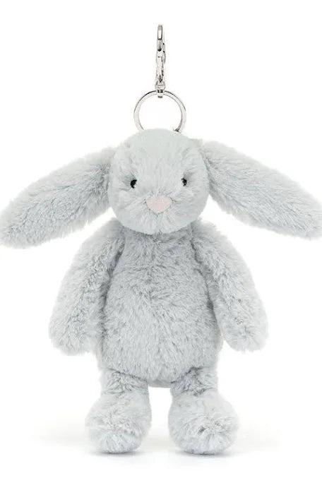Jellycat Bashful Silver (Grey) Bunny Bag Charm