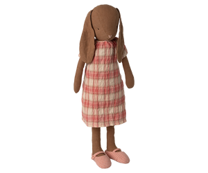 Maileg Bunny, Size 3 - Chocolate Brown - Dress   D3