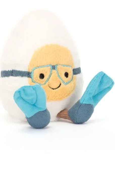 Jellycat Amuseables Boiled Egg Scuba Outfit stuffy
