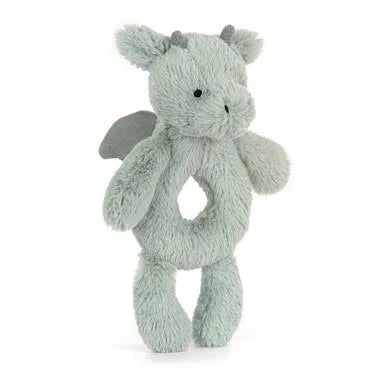 Jellycat Bashful Green Dragon Rattle