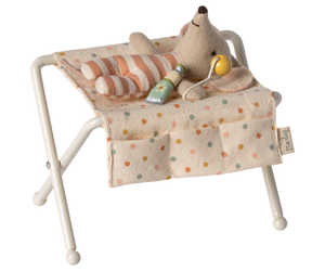 Maileg Nursery Table, Baby Mouse - Off White
