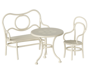 Maileg Café Set, Mouse, Small - Off White
