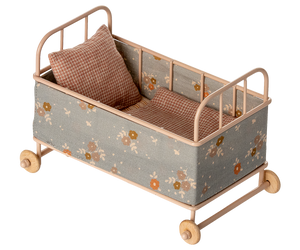 Maileg Cot Bed, Micro - Powder