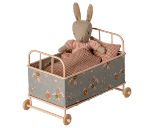 Maileg Cot Bed, Micro - Powder