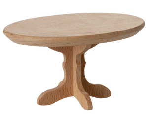Maileg Oval Dining Table, Mouse - Nature