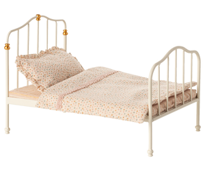 Maileg Vintage Bed, Mouse - Off White