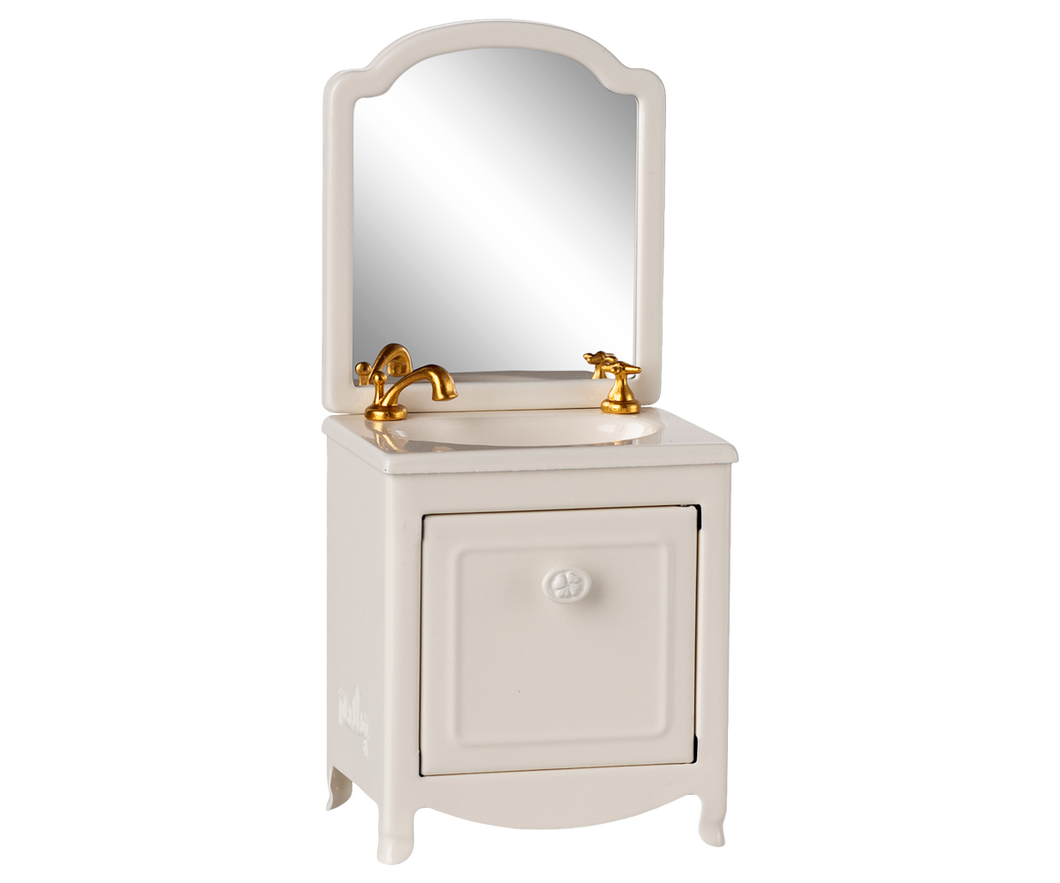Maileg Sink Dresser, Mouse - Off White