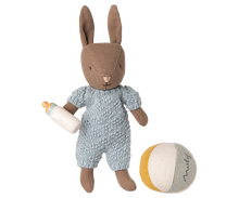 Load image into Gallery viewer, Maileg Rabbit Set, Micro - Brown -  Blue  MBB
