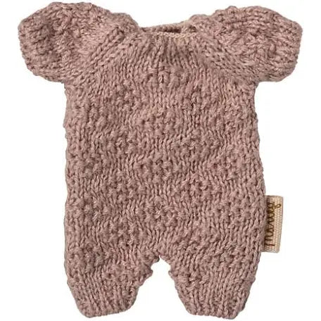 Maileg Knitted Suit, Micro - Heather  MH