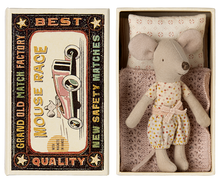 Load image into Gallery viewer, Maileg Little Sister Mouse in Matchbox LSP
