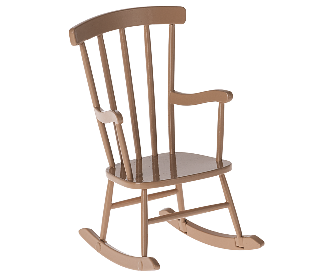 Maileg Rocking Chair, Mouse - Dark Powder