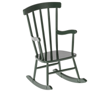 Load image into Gallery viewer, Maileg Rocking Chair, Mouse - Dark Green
