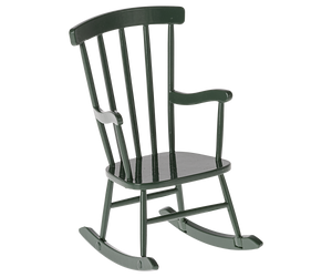 Maileg Rocking Chair, Mouse - Dark Green