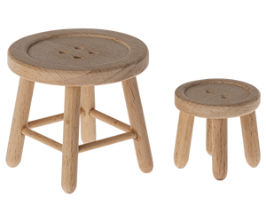 Maileg Table and Stool Set, Mouse