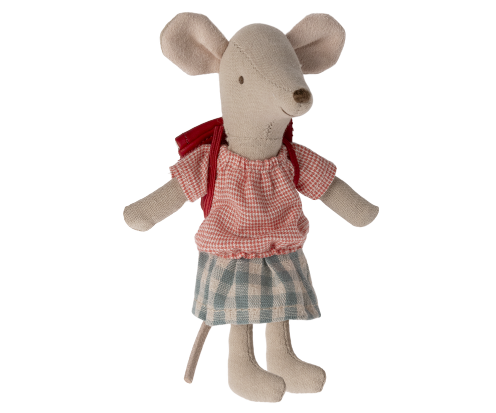 Maileg Tricycle Mouse, Big Sister - Red NR