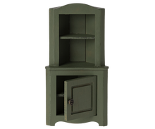 Load image into Gallery viewer, Maileg Corner Cabinet, Mouse - Dark Green
