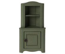 Load image into Gallery viewer, Maileg Corner Cabinet, Mouse - Dark Green
