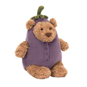 Jellycat Bartholomew Bear Eggplant Stuffy