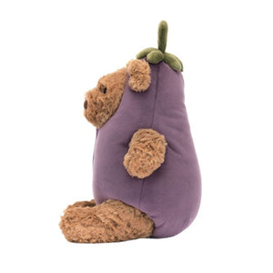 Jellycat Bartholomew Bear Eggplant Stuffy