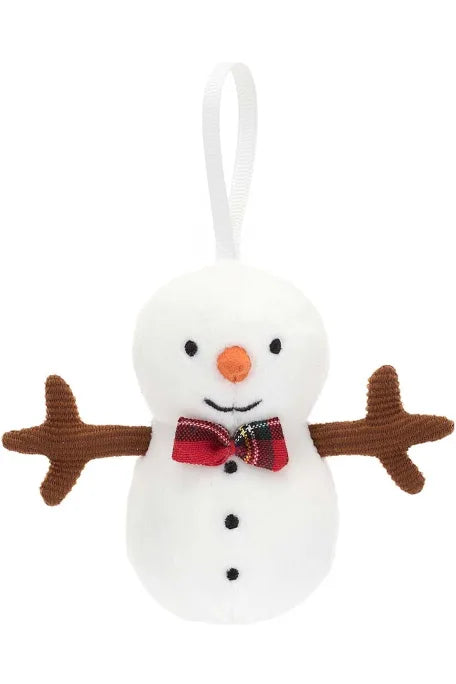 Jellycat Festive Folly Snowman Ornament