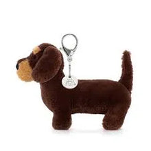 Load image into Gallery viewer, Jellycat Otto Sausage Dog Bag Charm
