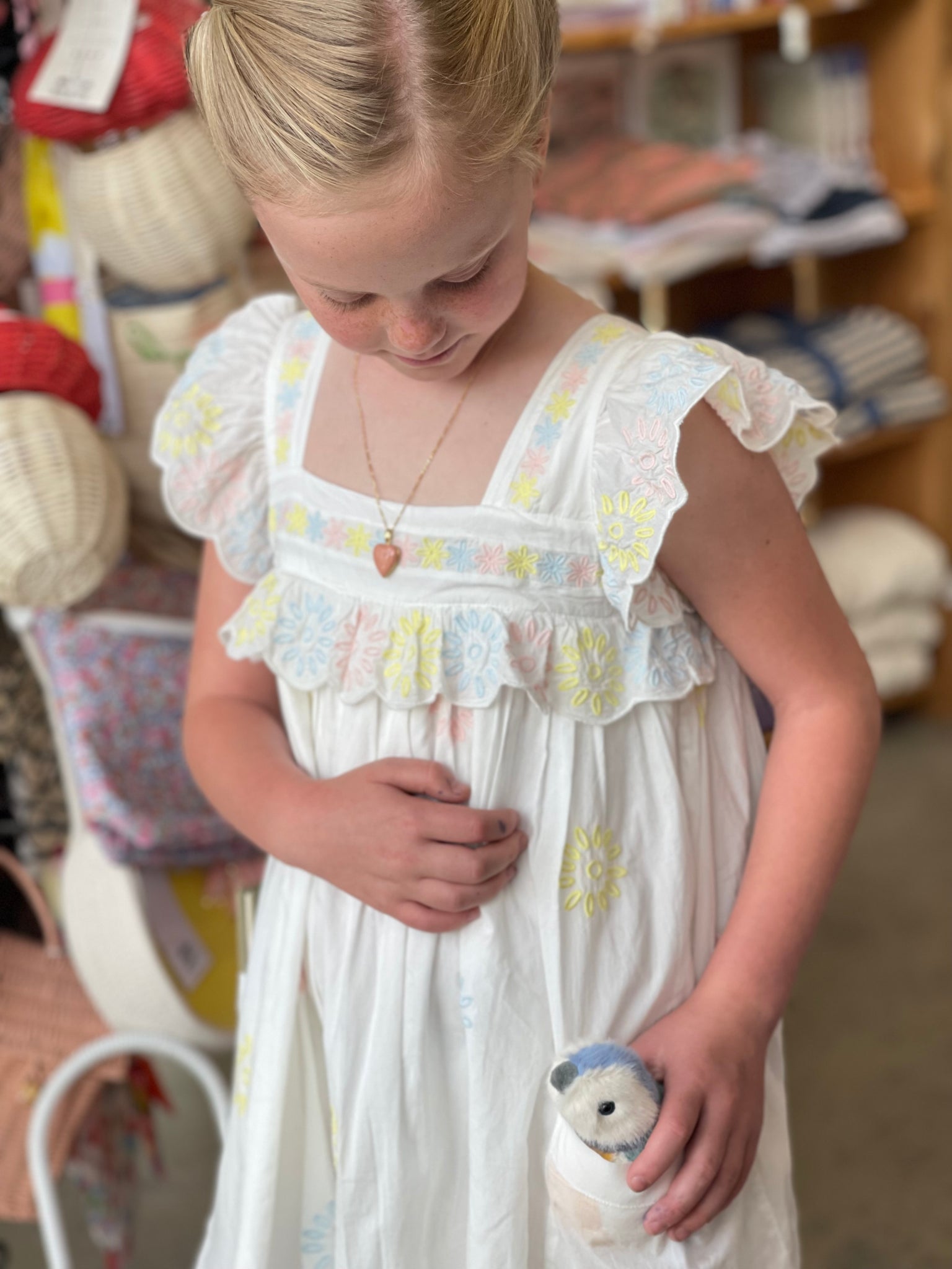 Stella McCartney Embroidered Summer Dress The Children's Hour Bookstore Stella McCartney Embroidered Summer Dress The Children's Hour Bookstore
