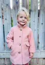 Load image into Gallery viewer, BON TON Bouclette Rose Overcoat
