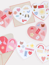 Load image into Gallery viewer, Valentines with Stickers
