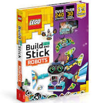 Lego (R) Books. Build And Stick: Robots