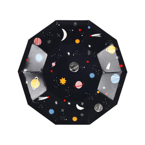 Space Paper Cake Plates