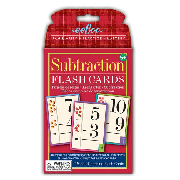 Subraction Flash Cards