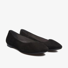 Load image into Gallery viewer, CAMPER Twin Lara and Haiku Black Suede Flat
