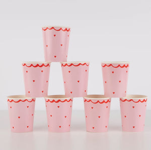 Valentine Paper Cups