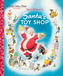 Santa’s Toy Shop Little Golden BoardBook (Disney Classic)